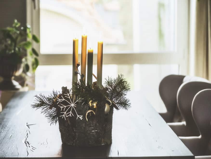 Decorar comdeor con un centro de mesa