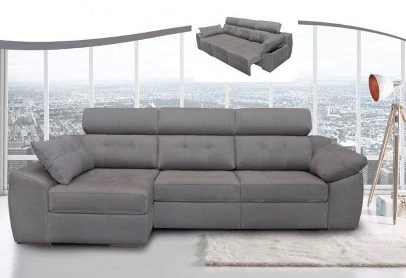 Sofá chaise longue deslizante
