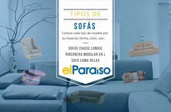 Tipos de Sofás | Artículo original de Muebles El Paraíso