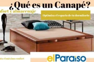 Banner Qué es Canapé Abatible | Muebles El Paraíso