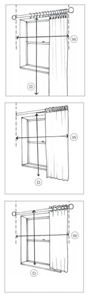 Cómo medir cortinas | Muebles El Paraíso Bilbao